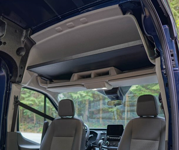 HEADLINER SHELF CURTAIN ROD AND LINER FOR FORD TRANSIT MID&HIGH ROOF 2014-2024