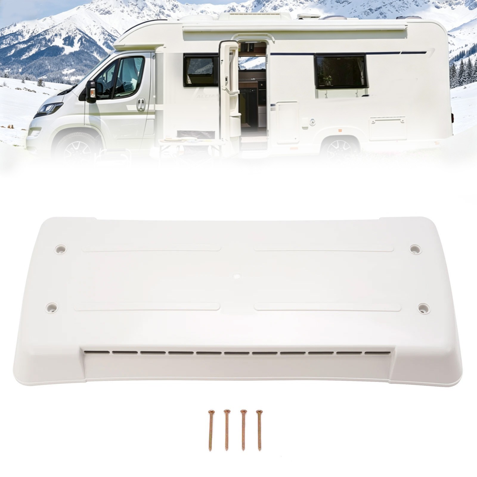 1 X Refrigerator Vent Cover W/hardware For Dometic Refrigerator Vents #65528