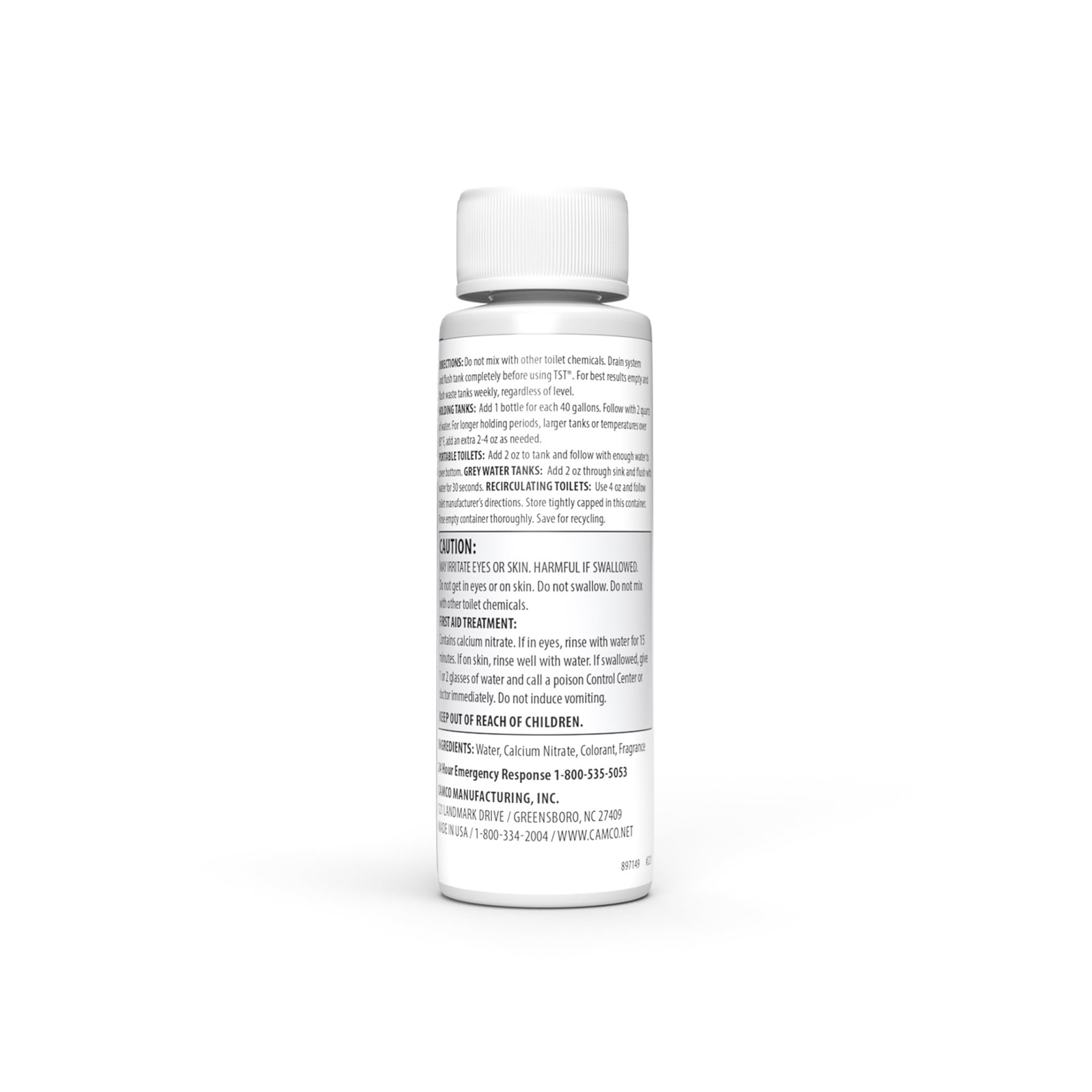 Camco TST MAX RV Toilet Treatment, 8 4 oz Bottles, 41551, Formaldehyde Free