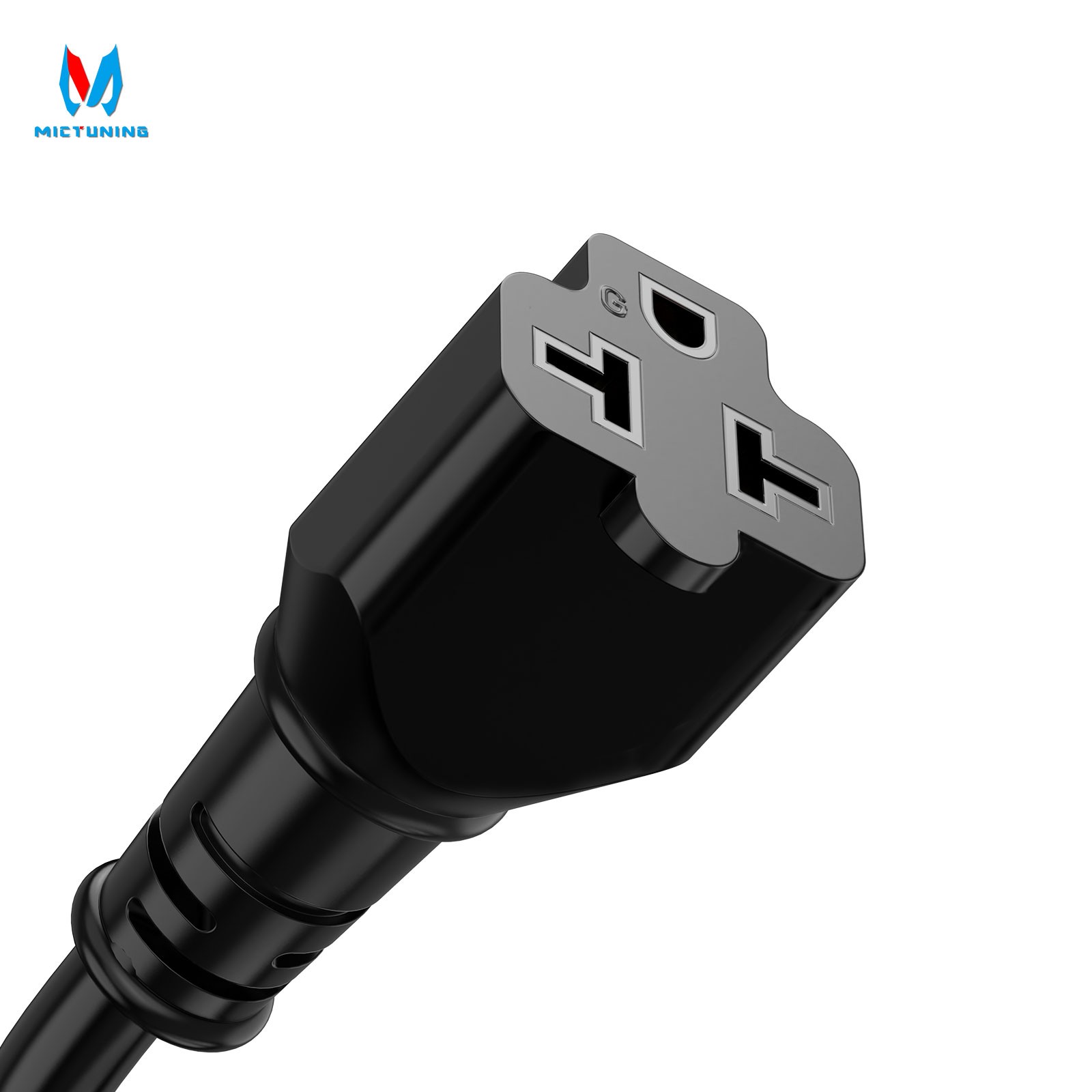 5-in-1 AC Port Plug, RV Shore Power Inlet Plug T-Blade Adapter 125V 20Amp