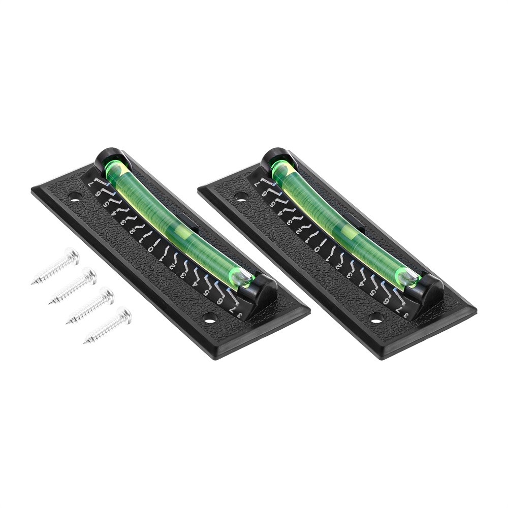 2Pcs Multi-Directional RV Level for Camper Trailer Truck Boat Leveling System