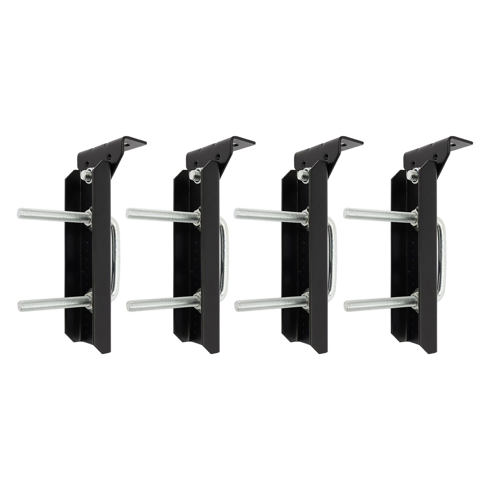 Heavy Duty Boat Trailer Bunk Brackets 4Pcs 8″ Swivel Top Bunk Brackets Iron New