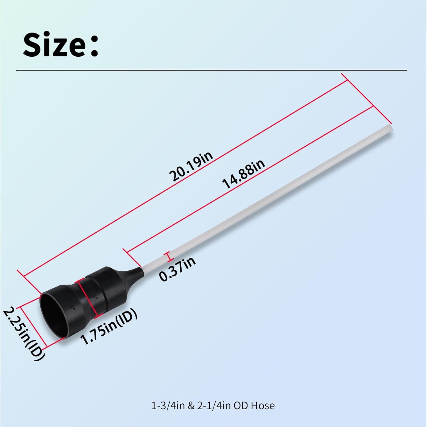 RV Water Heater Tank Drain Adapter For 1-3/4″ & 2-1/4″ OD Hose) – P/N #006A