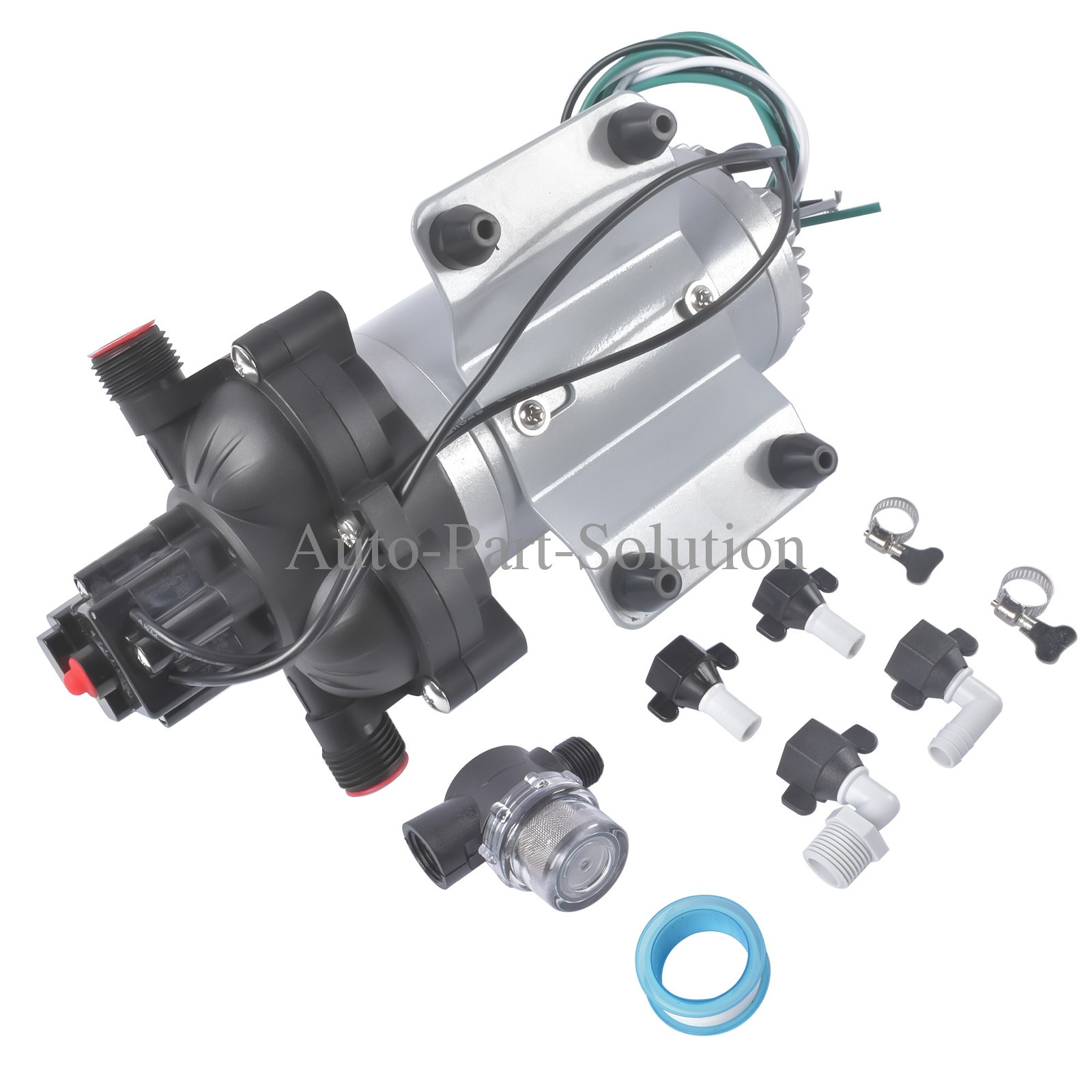 2088-594-154 Power Water Pump 115V 198GPH for RV Marine Caravan Automatic