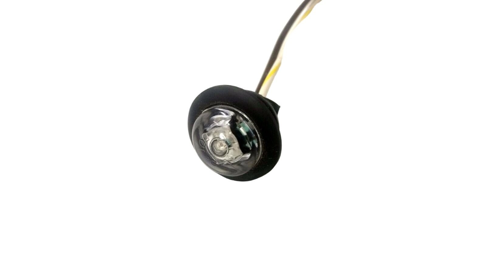 3/4″ Amber Clear LED Clearance Marker Light Truck Trailer PC Rated Sidemarker