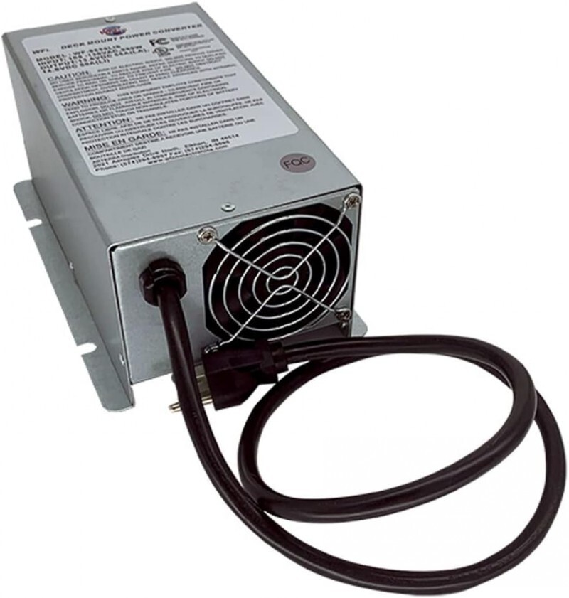 WF-9855A-AD 55A DC 15A AC Auto Detect Deck Mount Power Converter Charger