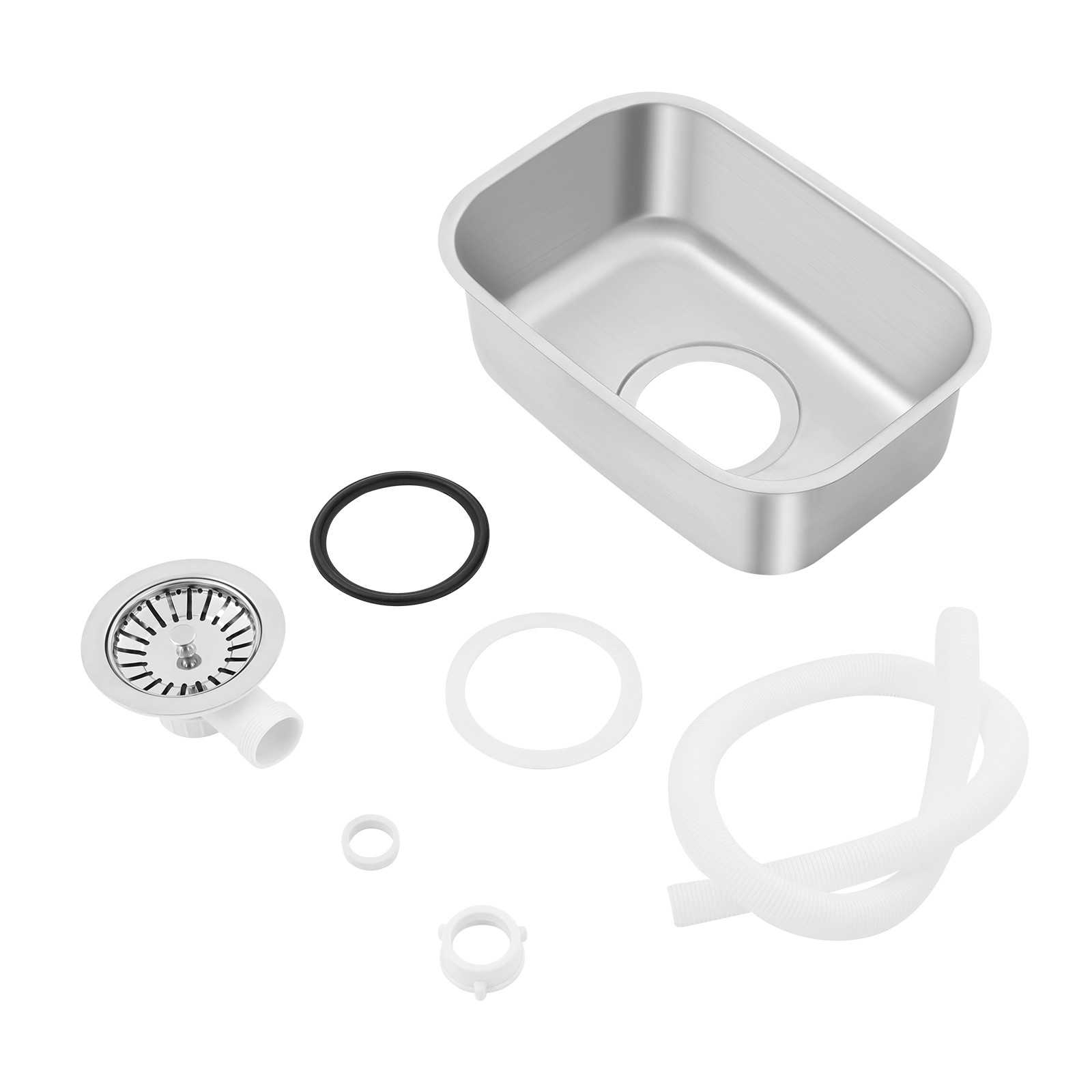 RV Caravan Camper Boat Hand Wash Basin Stainless Steel Kitchen Sink Basin
