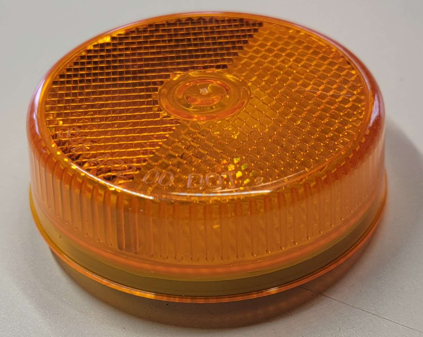 2.5″ Round Amber Marker Light Incandescent 2 Pin Female 12V SAE DOT RV Bus Truck