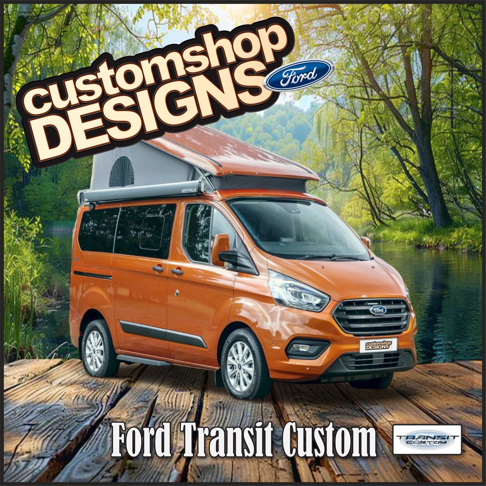 Ford Transit Custom (2013 – 2023) Double Seat Swivel Base (RHD UK Model)