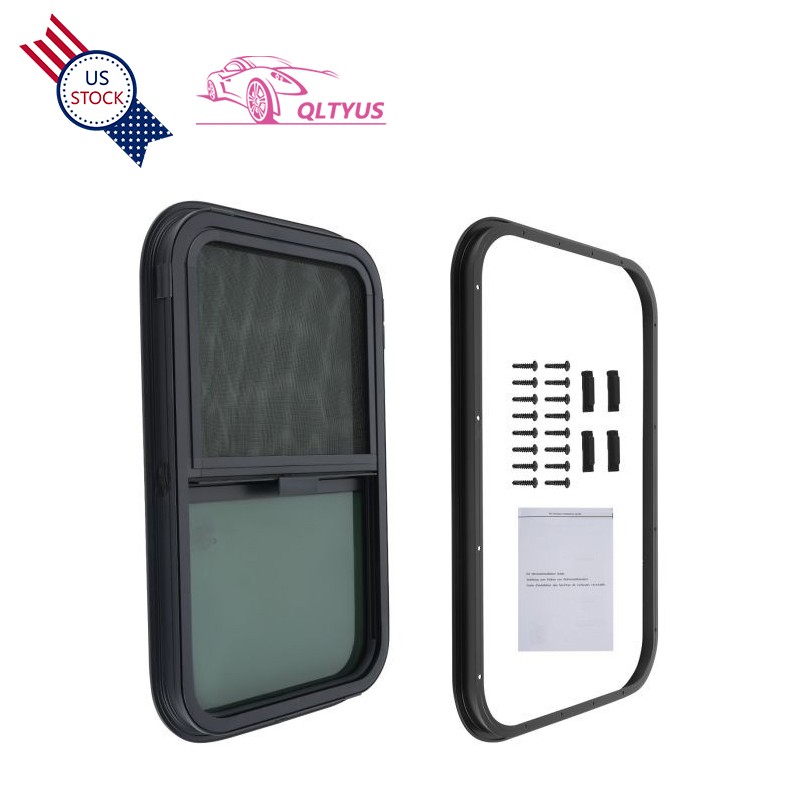 24″ W * 15″ H RV Window Horizontal Slider for Camper/Trailer/Cargo/Food Truck