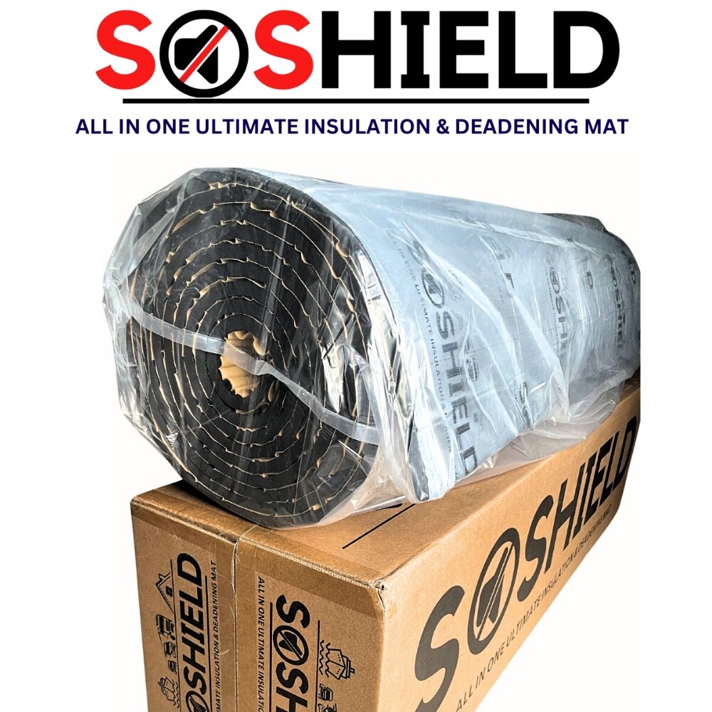 SOSHIELD 10mm Van Boat Insulation Liner Motorhome Sound Deadening Soundproofing