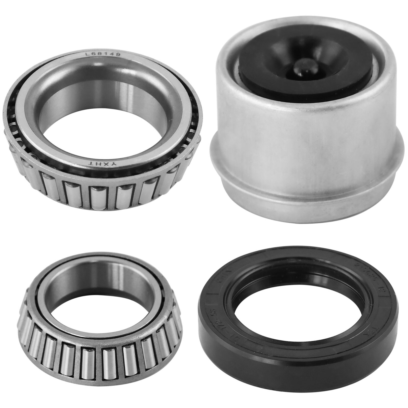 8x Trailer 5 on 5 Hub Drum Kits with 10″x2-1/4″ Electric Brakes For 3500lb Axle