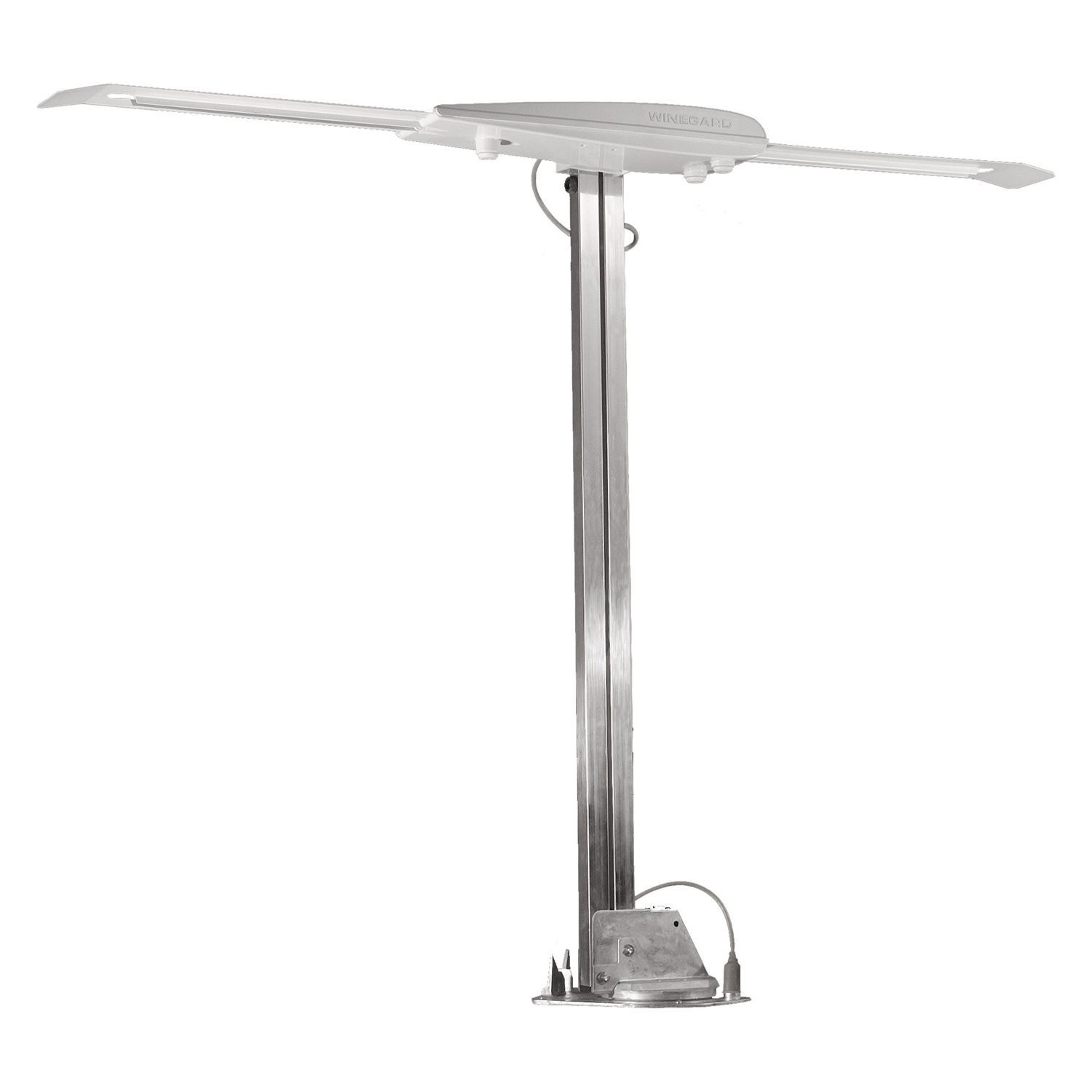 Batwing Amplified HDTV Antenna Sensar III Off-Air Gray Directional Rooftop