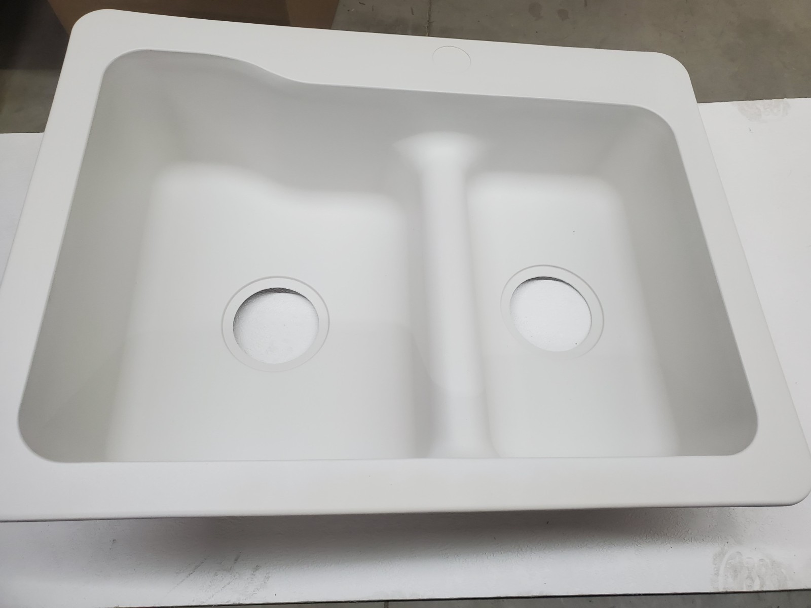 RV Kitchen Sink 24 7/8 ” x 18 7/8″ Stonecast White