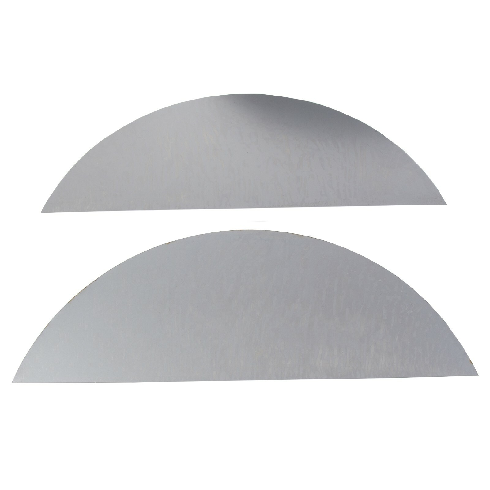 Pair of Steel Round Single Axle Trailer Fenders & Fender Backs For 14″-16″ Wheel