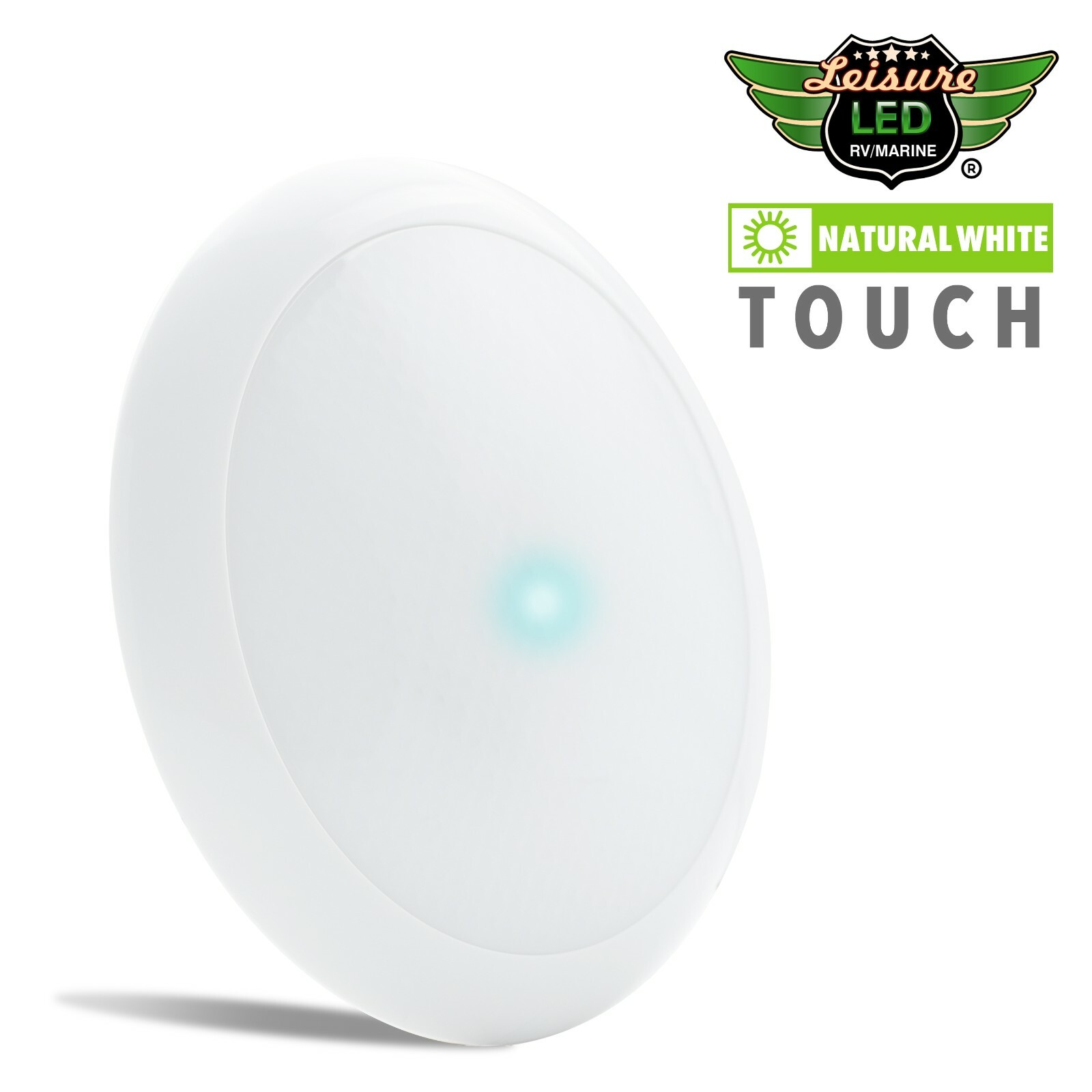 RV Ceiling Light W/ Touch on/off Switch Surface Mount Natural White Leisure LED