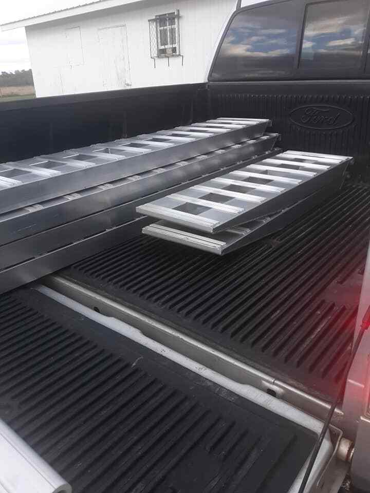 48″x15″x3″ 11000_LB_ALUMINUM_CAR_TRAILER auto hauler Hook ends pin eye beaver