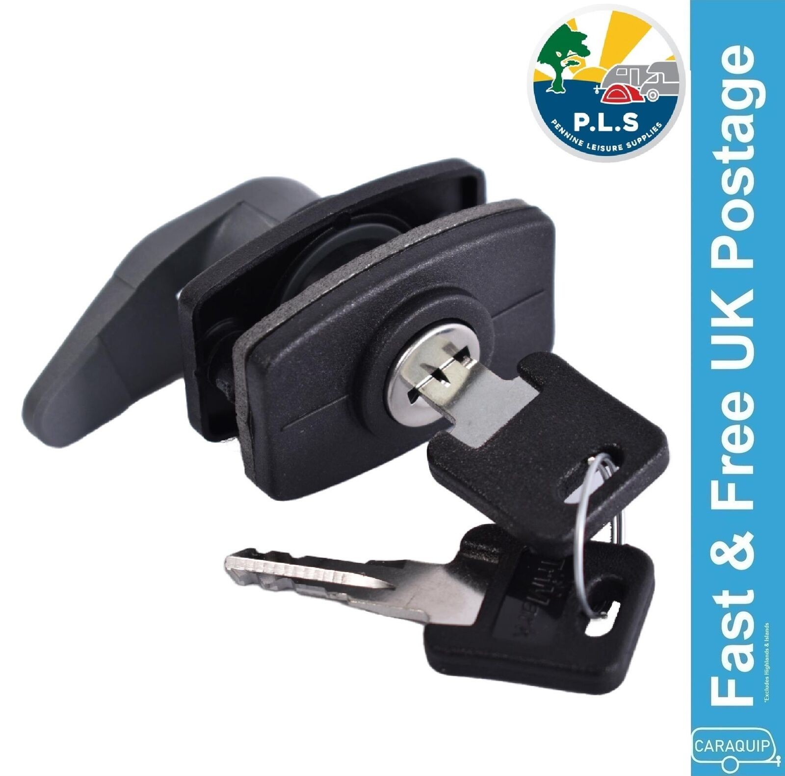 West Alloy WD105 Replacement Lock & Barrel Set c/w 2 Keys Door Caravan – A1055