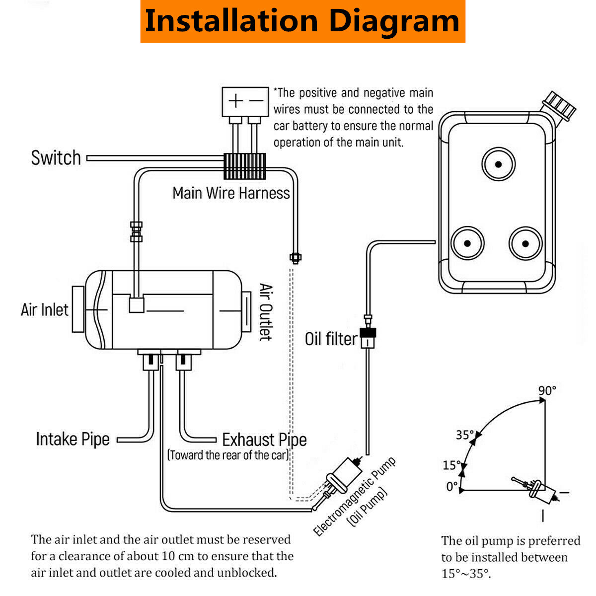 12-24V 2KW-5KW-8KW Diesel Air Heater Bluetooth App LCD Display for Car Bus RV
