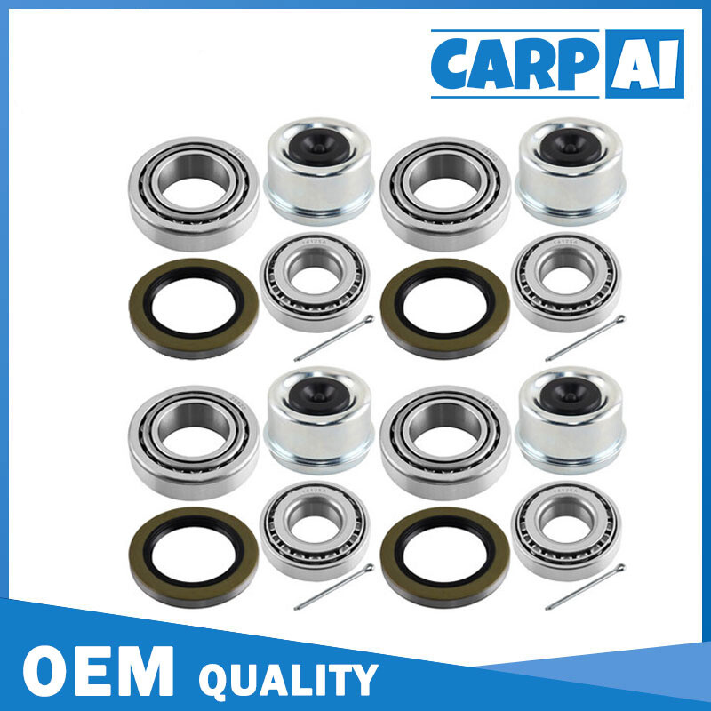 4 Set For 6k-7k lb.Trailer Kit 25580/25520 14125A/14276 Bearings 2.25″ Seal