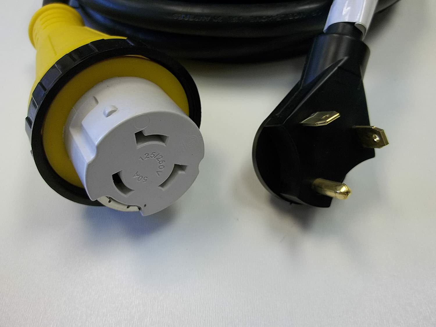 NEW RV Power Cord Adapter 30 amp Male to 50 amp twist lock female SS2-50R