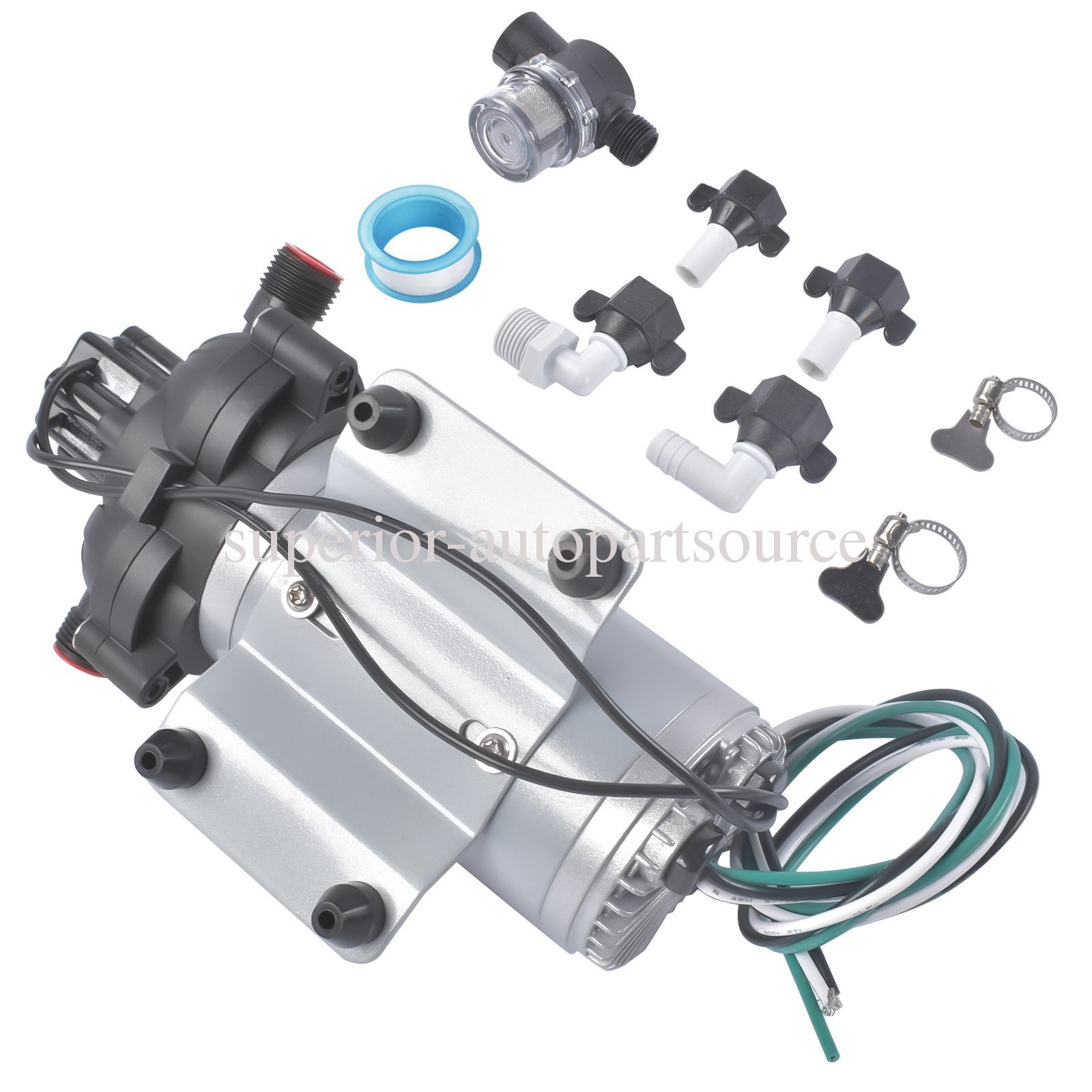 Power Water Pump for RV 115Volt 45PSI 2088-594-154 Industrial Pump Self-Priming