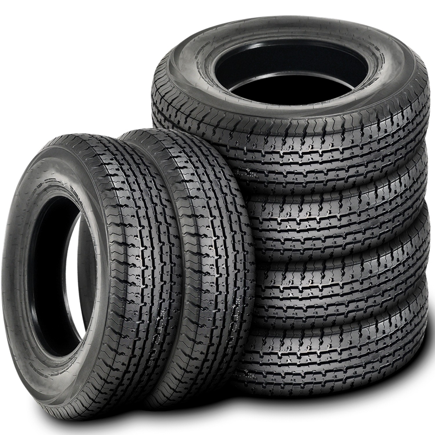 4 Tires 205/75R15 Trailer Master ST PRO Steel Belted Trailer Load E 10 Ply