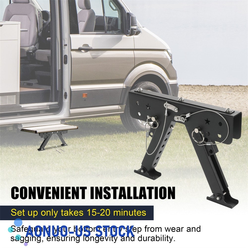 NEW 2.8″- 11.4″ RV Step Stabilizer kit Fit Travel Trailers/5th Wheels Motorhomes