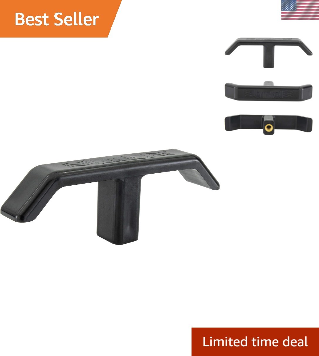 Durable Black RV Waste Valve Handle Replacement – Easy Install & Universal Fit