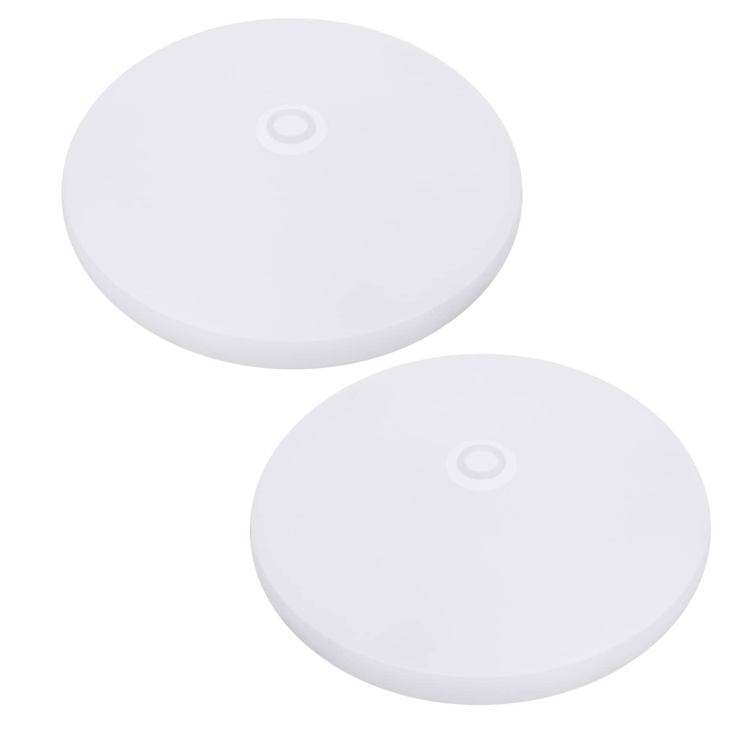 2 PCS Ultra Slim 3.5 Inch 12V RV Puck Lights Switch SYSM35 4000K Cool White