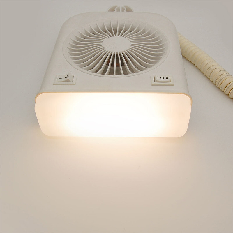 RV Light Fan Combo 12V Bedside Lamp 2-Phase Fan Bunk Pop-up Van Camper Interior