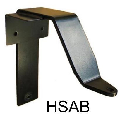 Brophy HSAB Camper Tie Down Bed Mount With Angle Black Set Of 4