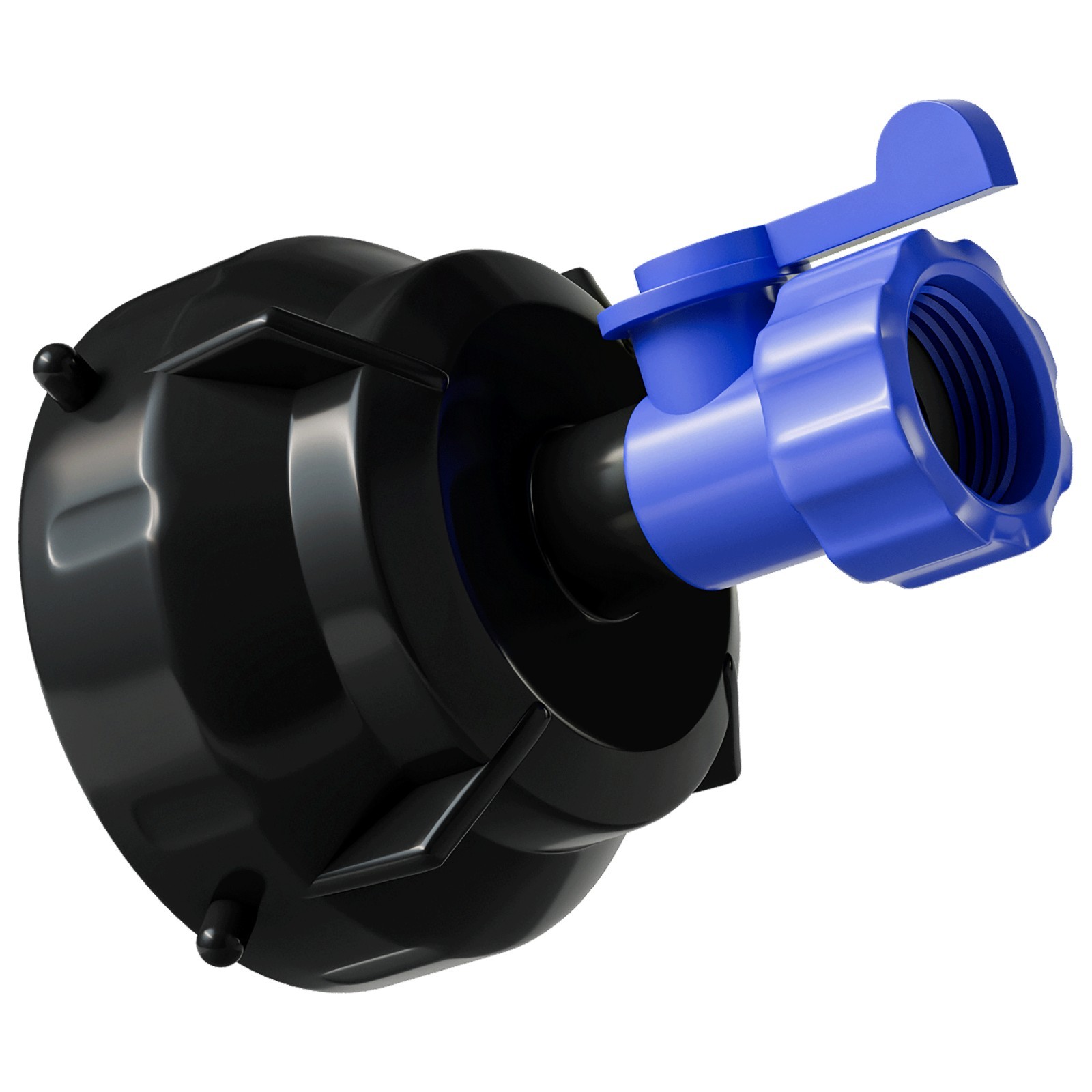 RV Sewer Hose Rinse Cap, with Easy to Use Water Flow Control Valve, rinser cap