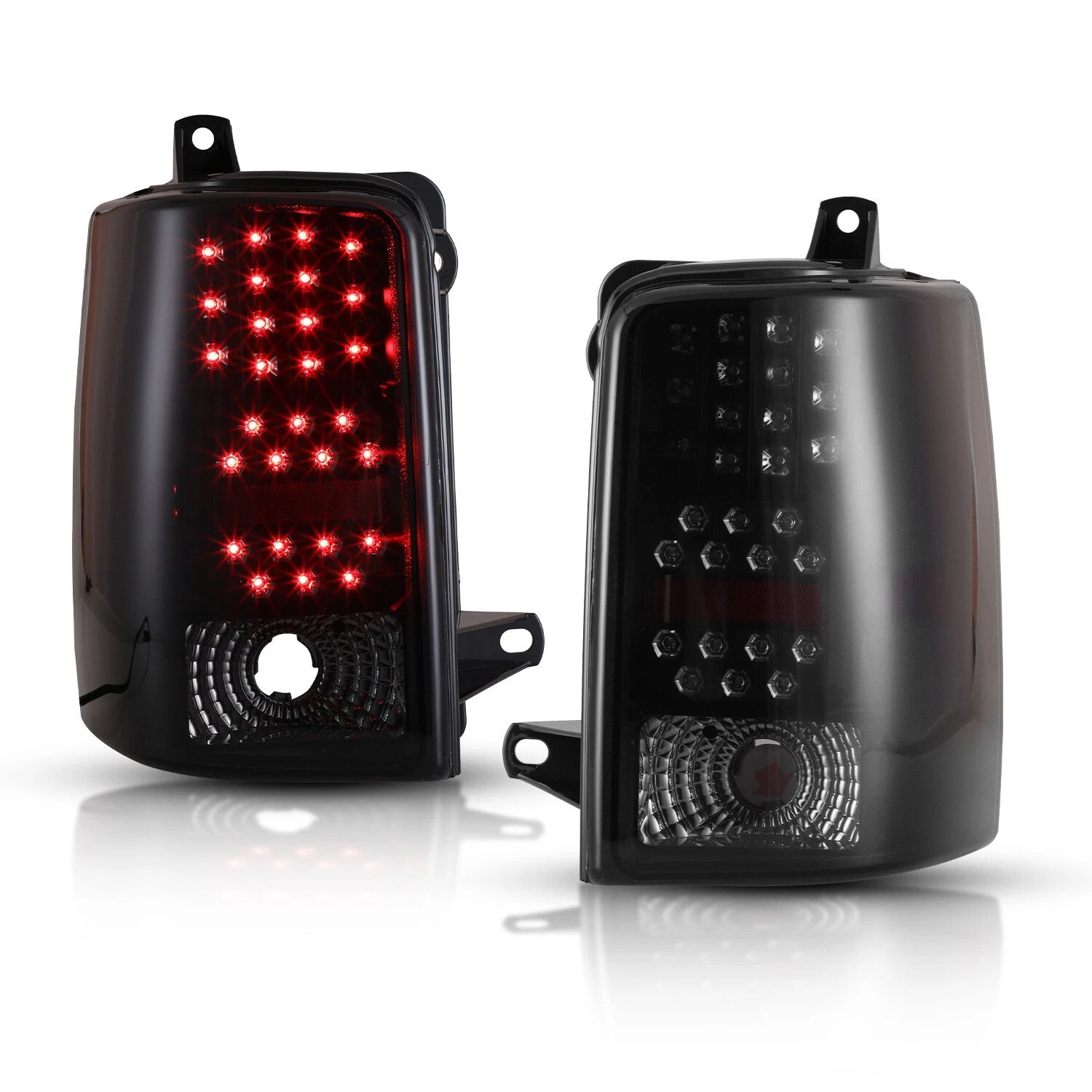 MONACO WINDSOR 2002 2003 2004 2005 2006 BLACK LED TAILLIGHTS TAIL LIGHTS LAMPS