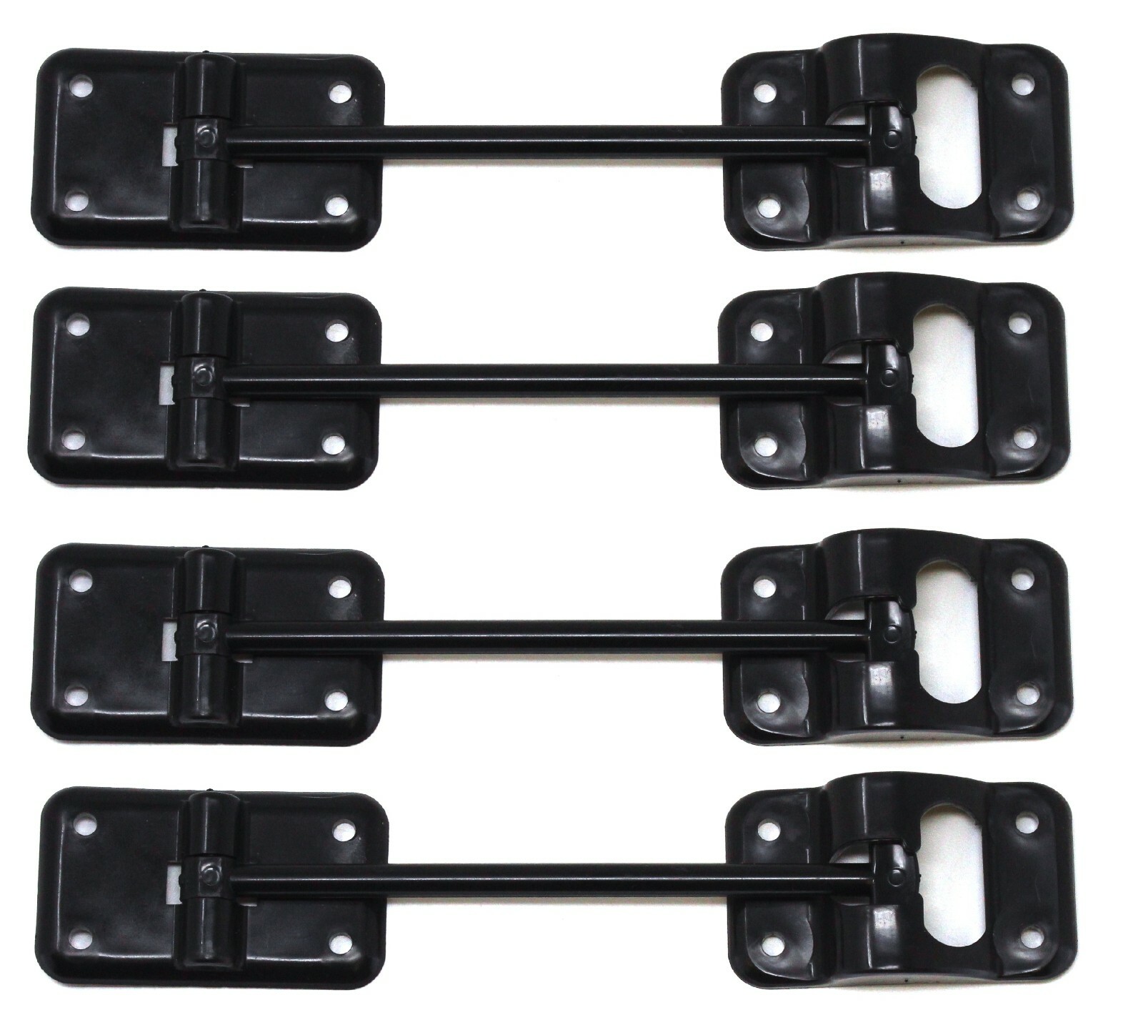6″ T-Style Door Catch Latch Holder RV Camper Trailer Cargo Hatch Black