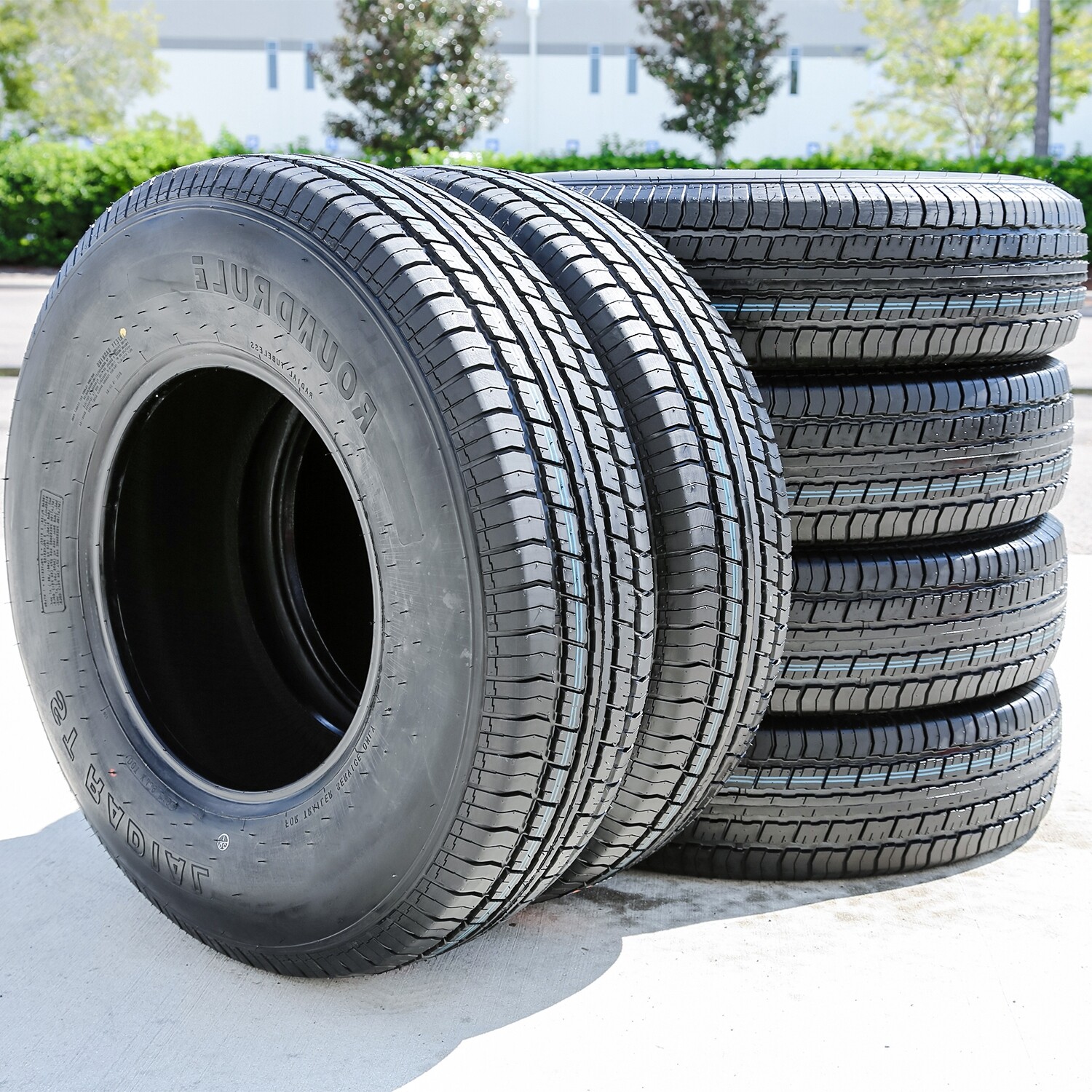 6 Tires 235/85R16 Roundrule ST Radial Semi-Steel Trailer Load F 12 Ply