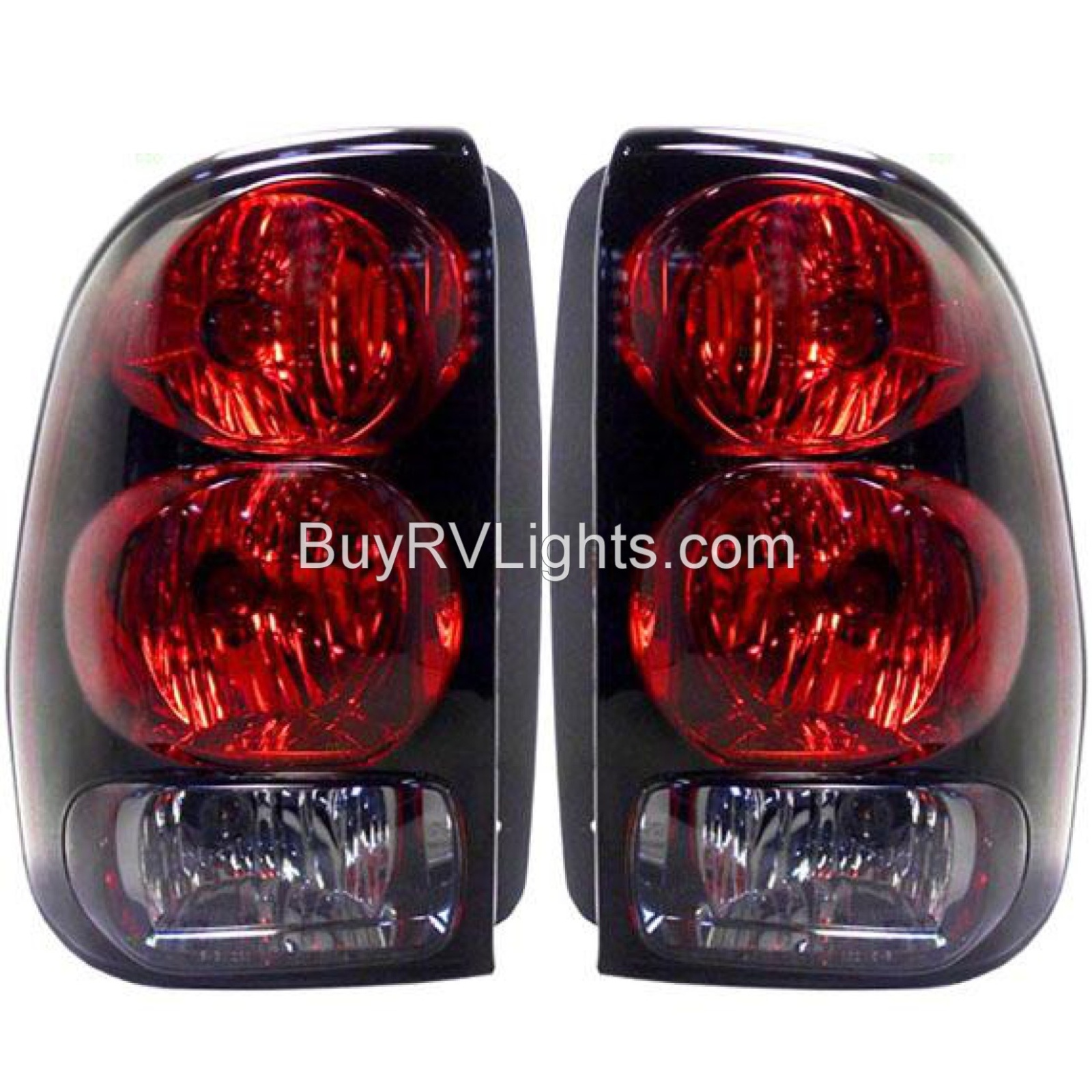 TIFFIN ALLEGRO 2002 2003 2004 PAIR TAILLIGHTS TAIL LIGHTS REAR LAMP RV W/BULBS