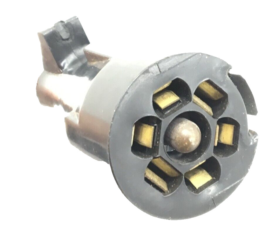 Bargman Heavy Duty 7 Way Flate To 7 Way No. 69 Pin Adapter 17″ For RV, Camper