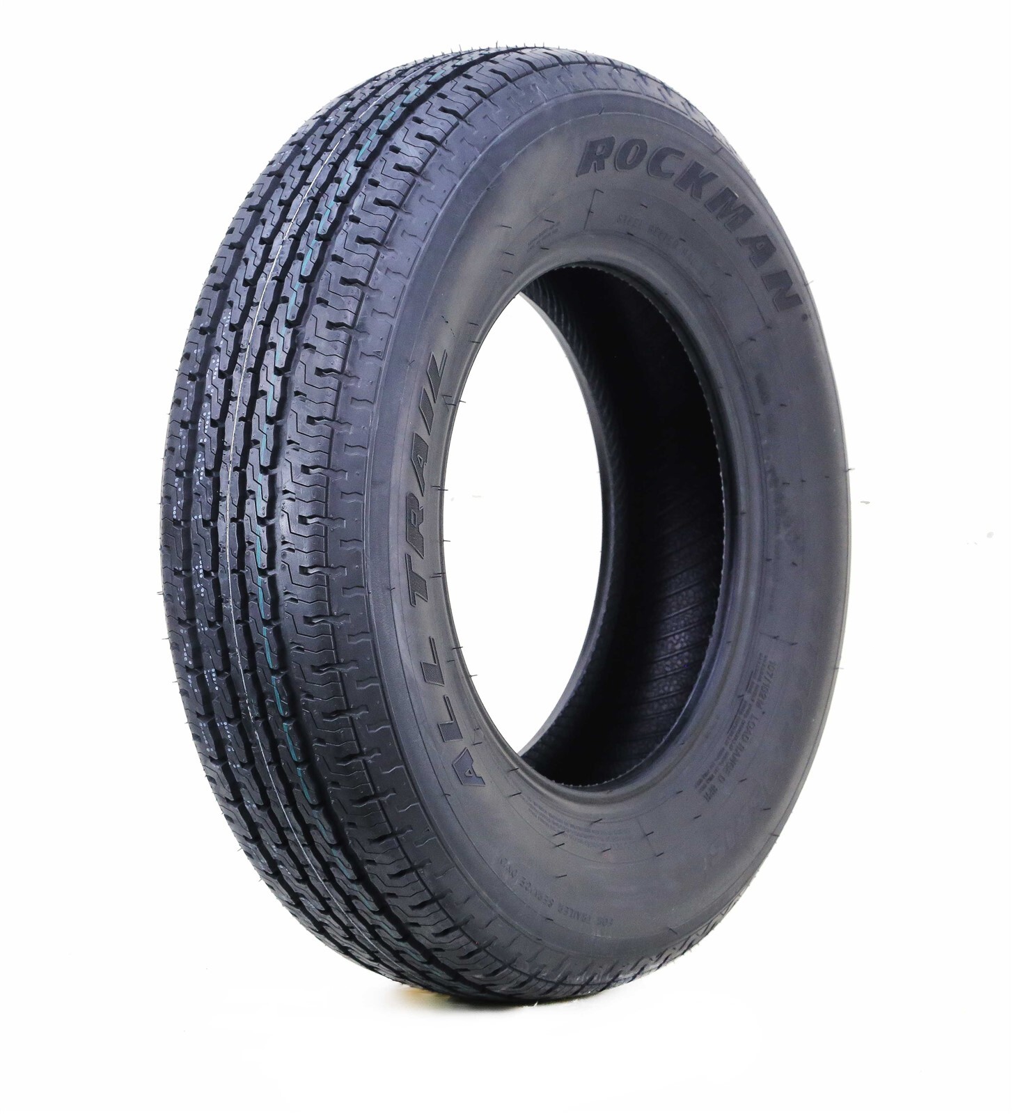 ROCKMAN Trailer Tire ST205/75R15 8-Ply Load Range D 107M Steel Belted Radial