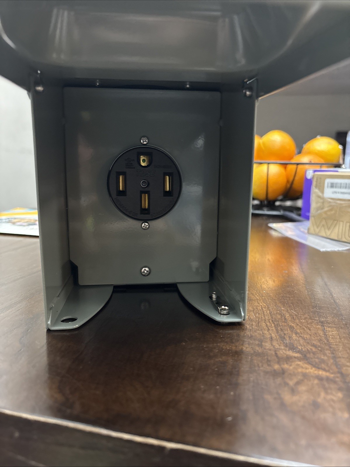 50 Amp RV Power Outlet Box, Nema 14-50R 125V/250V RV Outdoor Panel Enclosed