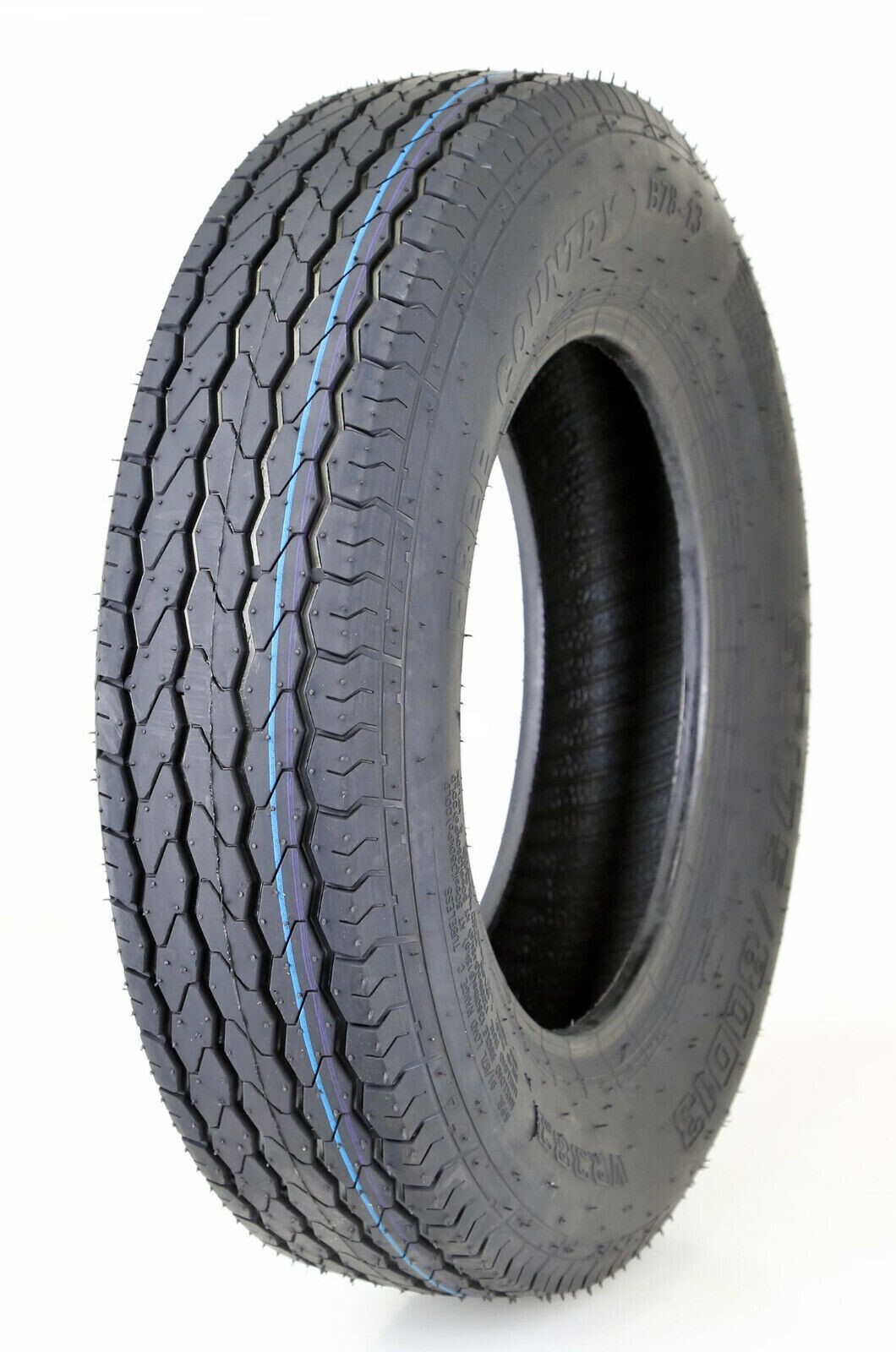 One Premium Free Country Trailer Tire ST175/80D13 B78-13 8 Ply LR D Heavy Duty