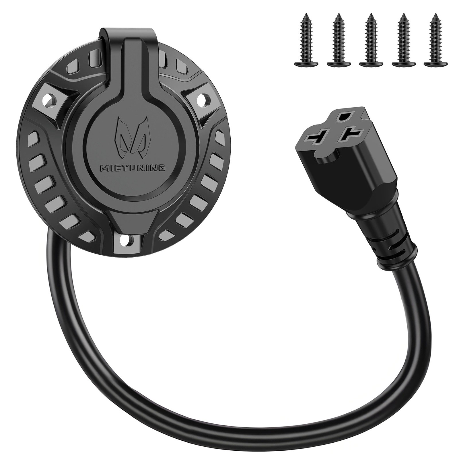 9-Inch RV Porch Light 54W LED Exterior Utility Awning Light 2000LM for Campers