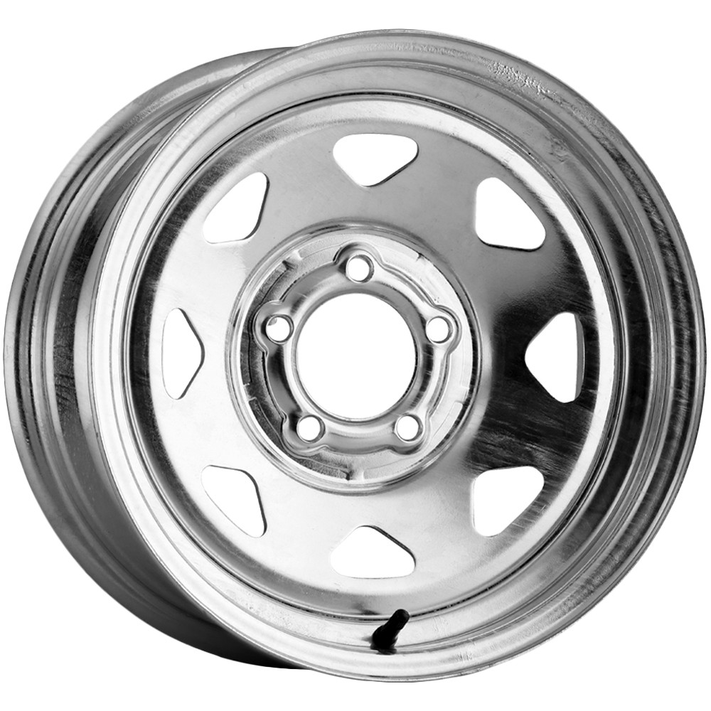 Allied 20G 8 Spoke Trailer 16×6 8×6.5″ +0mm Galvanized Wheel Rim 16″ Inch