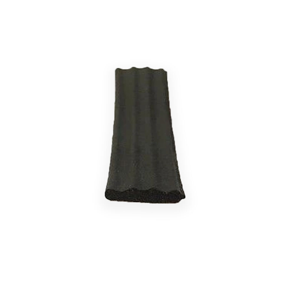 Auto RV Marine Window Door .589″ Self Adhesive Ribbed Rubber Weather Seal Strip