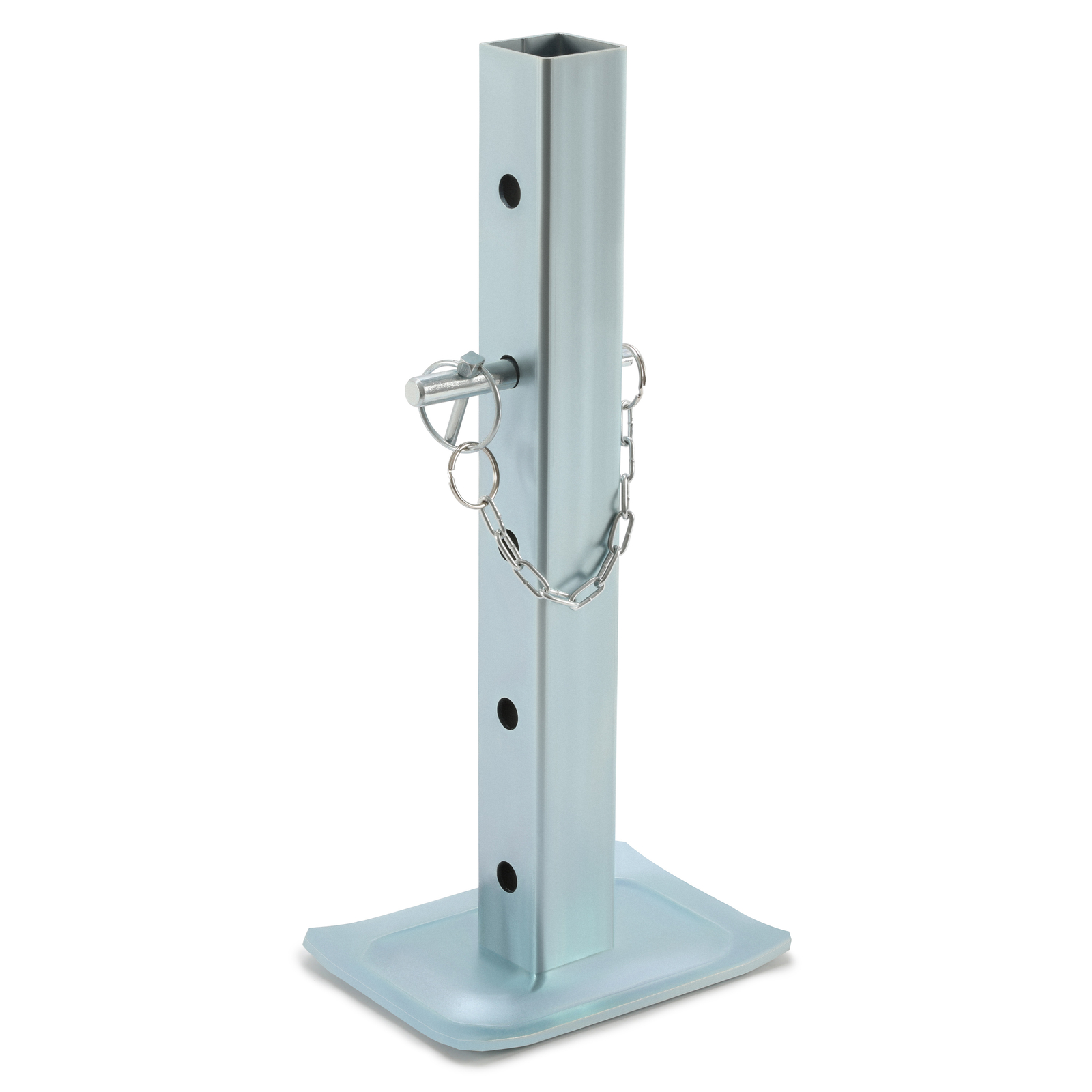 8000lbs Jack Stand Drop Leg Foot Pad For Square Jacks W/ 2” Tube Trailer Camper