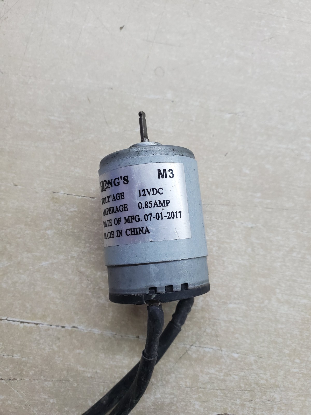 Vent Fan Motor 12v Volt D Shaft Hengs Rv Range Hood Parts
