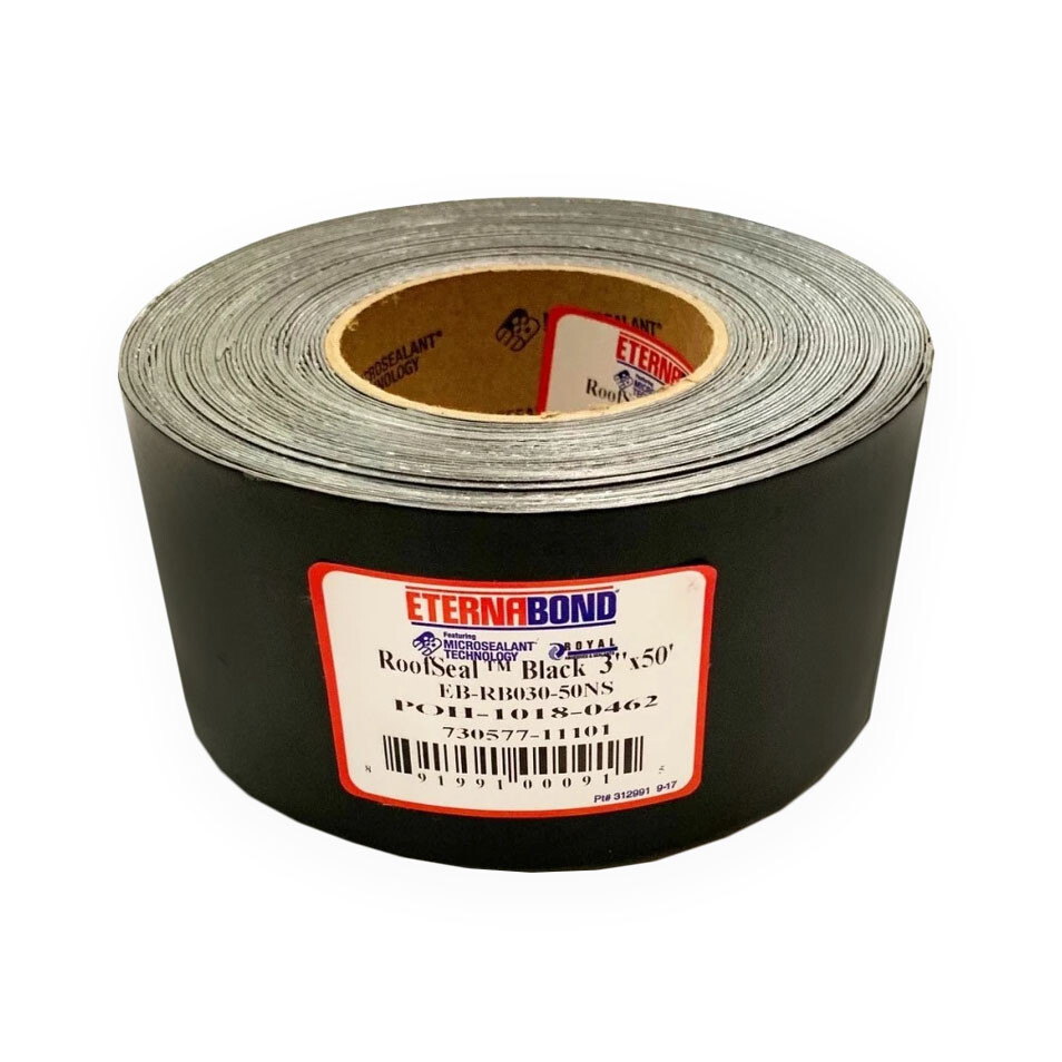 3″ x 10 ft Eternabond Roof Leak Repair Tape Patch Seal – BLACK – 10 Feet 10 Foot