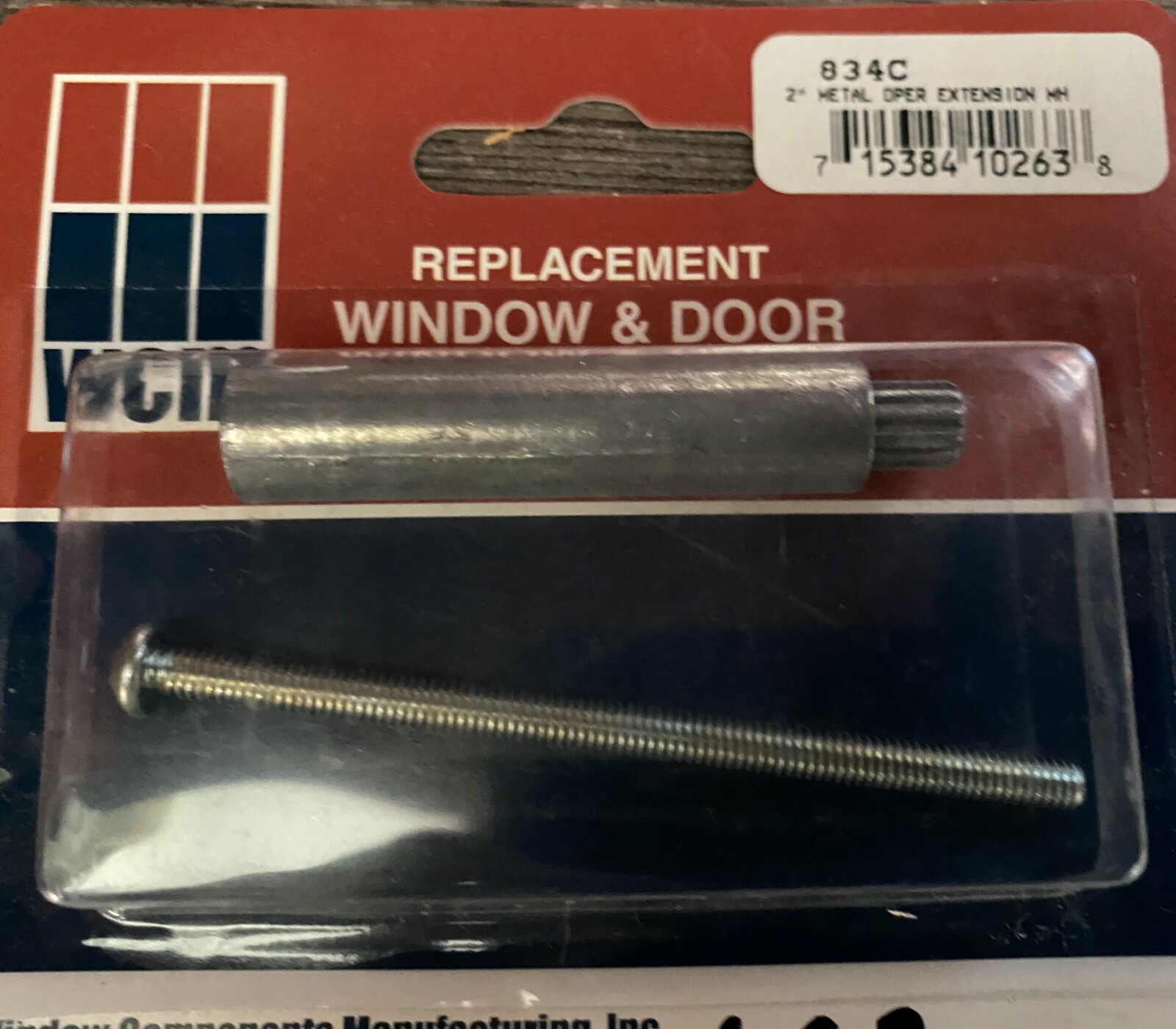 USH 834C 2″ Metal Vent Crank Extension