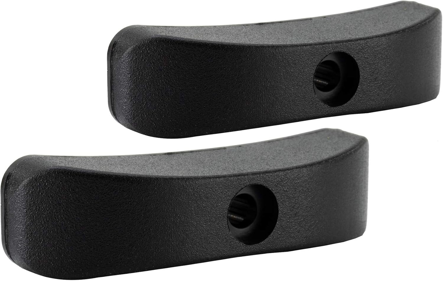RecPro RV Window Crank Handle | Tee-Style Knob | Black Plastic (2-Pack)