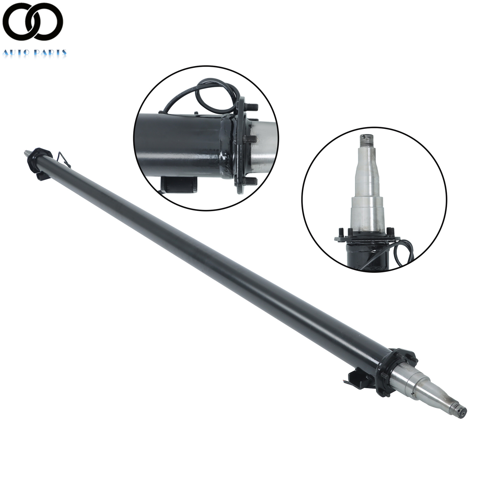 6k TK Trailer Axle w/ 73″~95″ HubFace 58″~80″ Spring Center – (6000lb Beam Only)